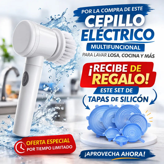 Cepillo elétrico lavaloza + Regalo